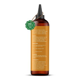 Botanic Hearth ingredients label focusing on batana, caffeine, and coconut oil benefits