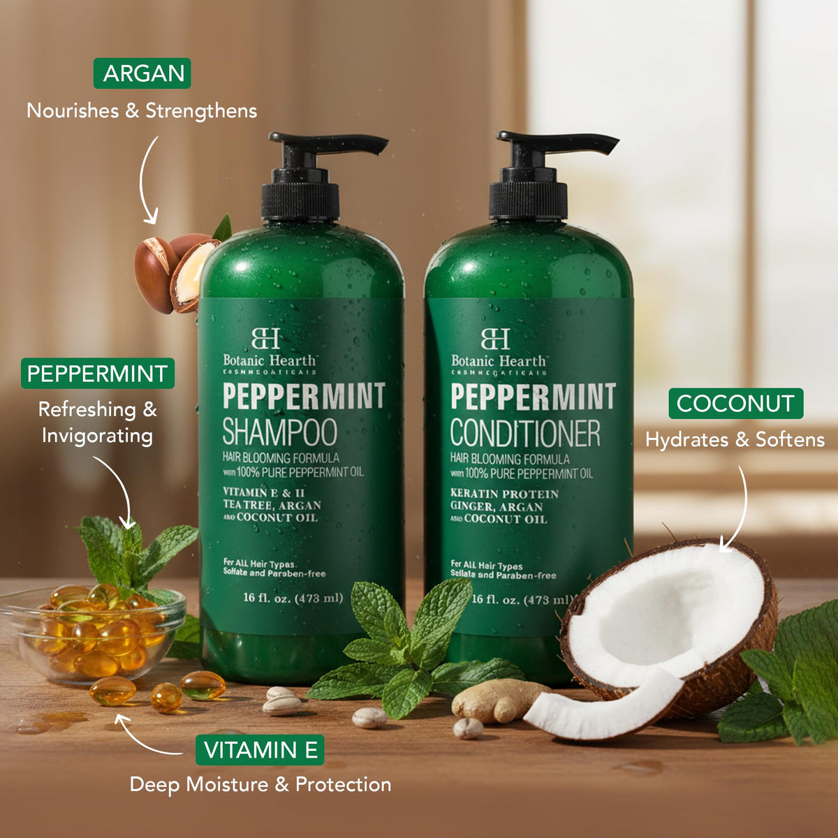 Botanic Hearth shampoo lather texture, demonstrates gentle cleansing and fresh foam