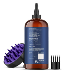 Botanic Hearth bottle staged on bathroom shelf for everyday routine