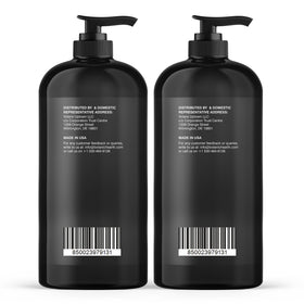 Botanic Hearth bottles on bathroom shelf lifestyle shot showing daily routine benefit