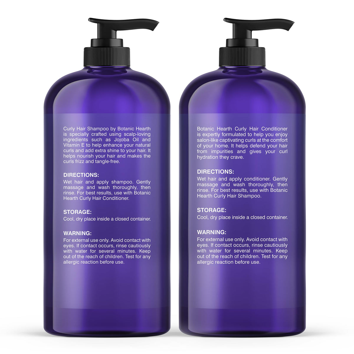 Botanic Hearth bathroom lifestyle scene showing effortless curl care