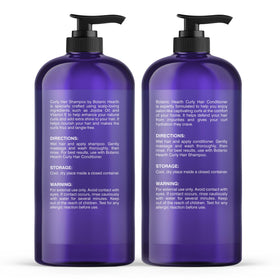 Botanic Hearth bathroom lifestyle scene showing effortless curl care