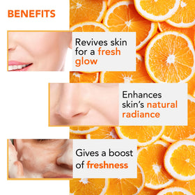 botanic hearth papaya and orange extracts arrangement, brightening benefit