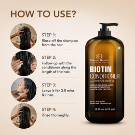 Botanic Hearth pump nozzle dispensing conditioner for convenient, mess-free use