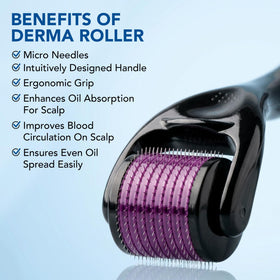 Botanic Hearth roller in hand demonstrating ergonomic grip control benefit