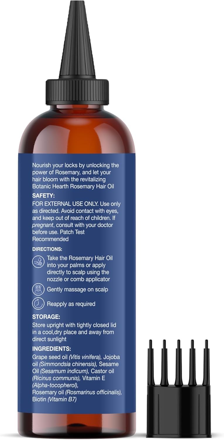 Botanic Hearth being applied to scalp demonstrating targeted massage and stimulation