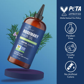 Botanic Hearth scalp massager beside bottle to improve circulation
