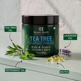 Botanic Hearth lifestyle shot of scalp refresh demonstrating clean-feeling control