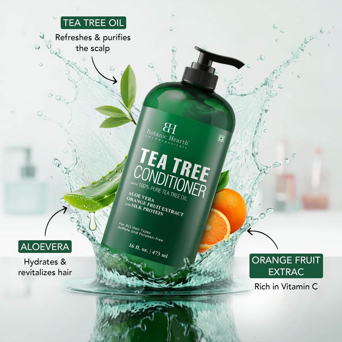 Botanic Hearth paired with matching shampoo for balanced routine