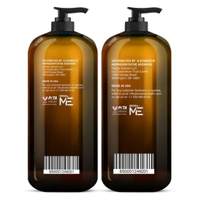 Botanic Hearth shampoo lather demonstration showing gentle foam and effective cleansing benefit