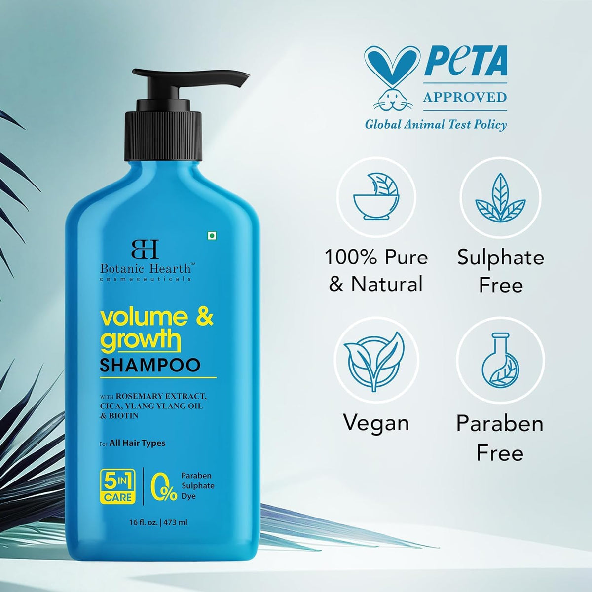 Botanic Hearth shampoo on bathroom shelf for daily routine convenience