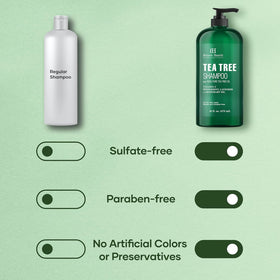 Botanic Hearth shampoo applied to wet hair demonstrating cleansing