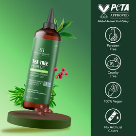 Botanic Hearth bottle next to common objects to show 6.7 fl oz size and portability