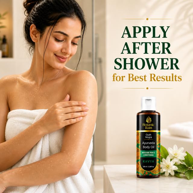 Botanic Rain used after shower in bathroom routine for quick moisture lock
