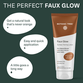 Botanic Tree close-up lotion texture highlighting fast absorption and hydration