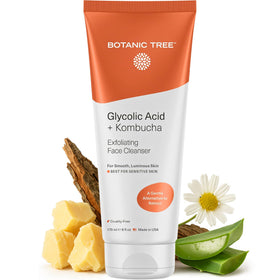 Botanic Tree front packaging showing cleanser tube and branding for shelf appeal