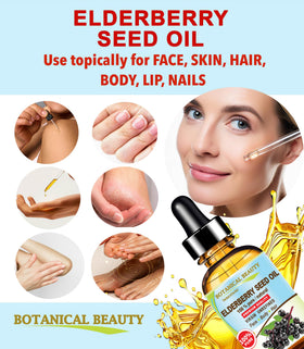 Botanical Beauty bottle beside a ruler showing 15 ml size and travel convenience