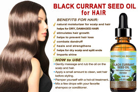 Botanical Beauty treating hair with oil to show shine and reduced frizz benefit
