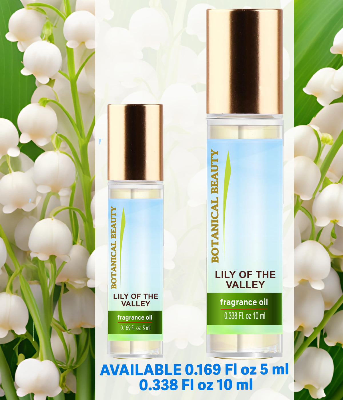 Botanical Beauty bottle inside handbag conveying portable, on-the-go fragrance