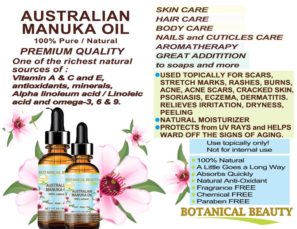 Botanical Beauty detailed label showing natural ingredients and purity benefit