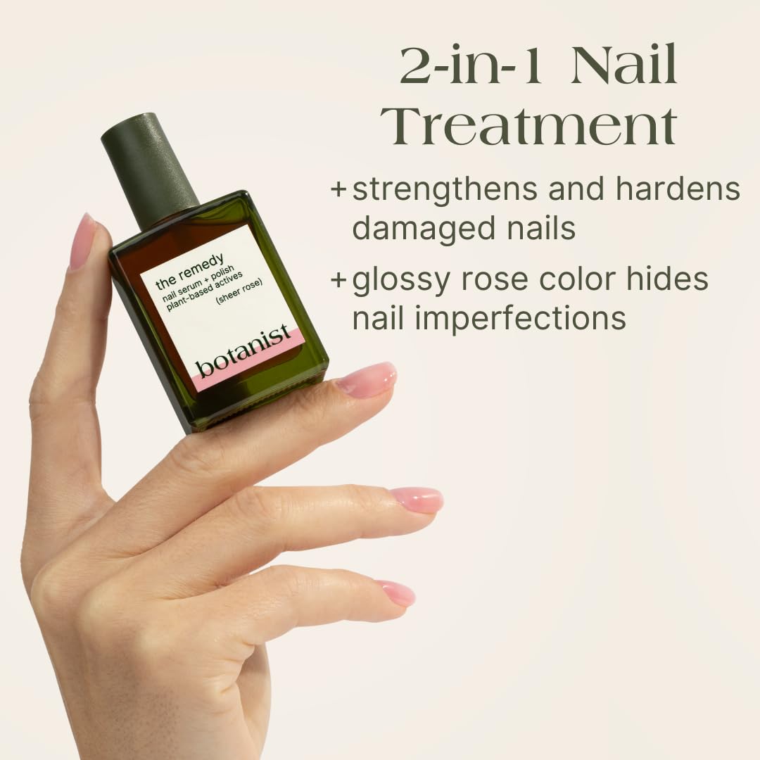 Botanist Nails brush detail applying smooth polish for even coverage