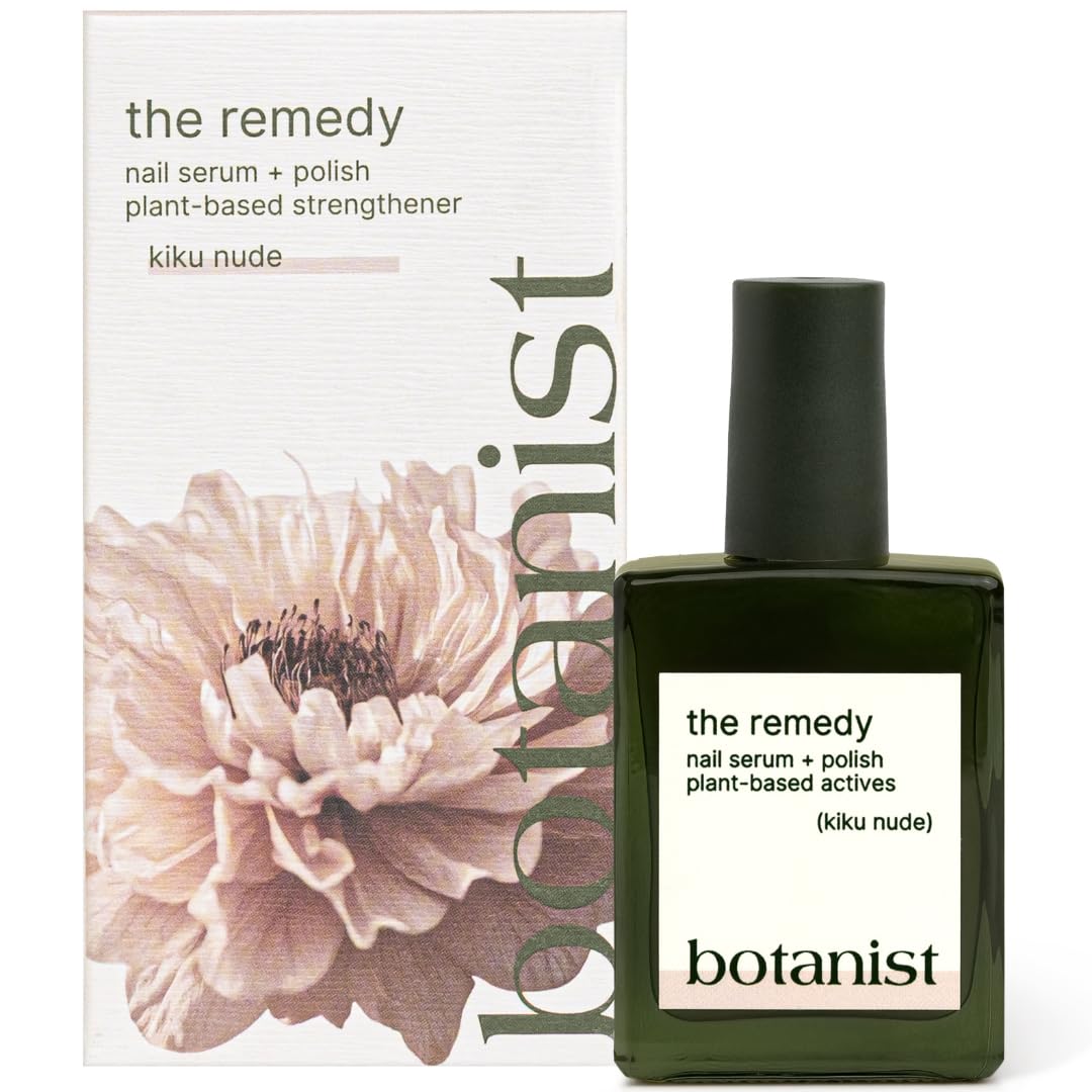 Botanist The Remedy front bottle showing nude polish and clean restorative finish