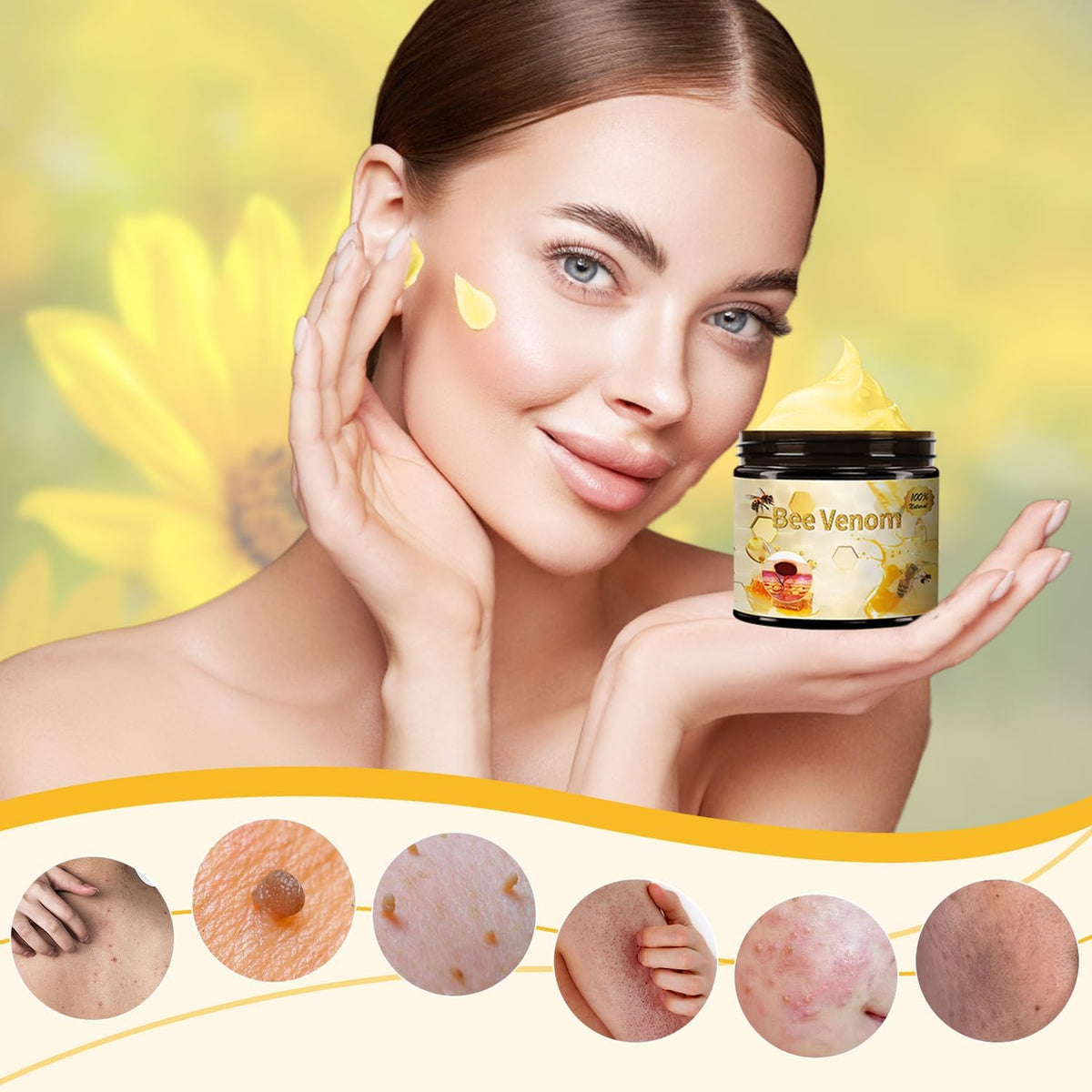 Botou close-up of cream texture highlighting nourishing, lightweight feel