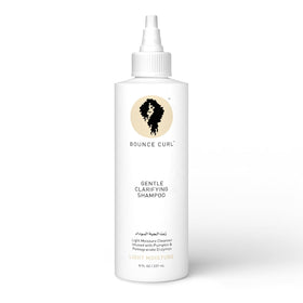 Bounce Curl bottle front view showing clean label and 8 oz size benefit
