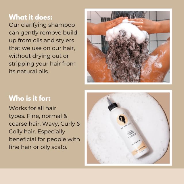 Bounce Curl bottle in shower scene highlighting easy integration to routine