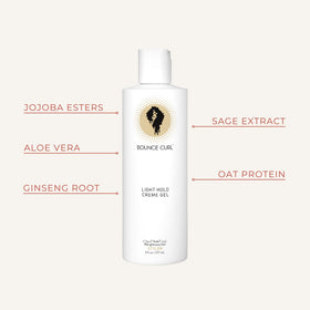 Bounce Curl aloe and jojoba close-up highlighting natural smoothing benefit