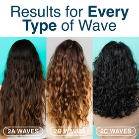Bounce Style applied to wet curls during routine showing improved detangling and smoothness