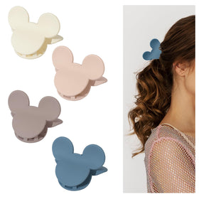 BOUNIQ front view of four clips showing matte finish and compact shape for everyday styling