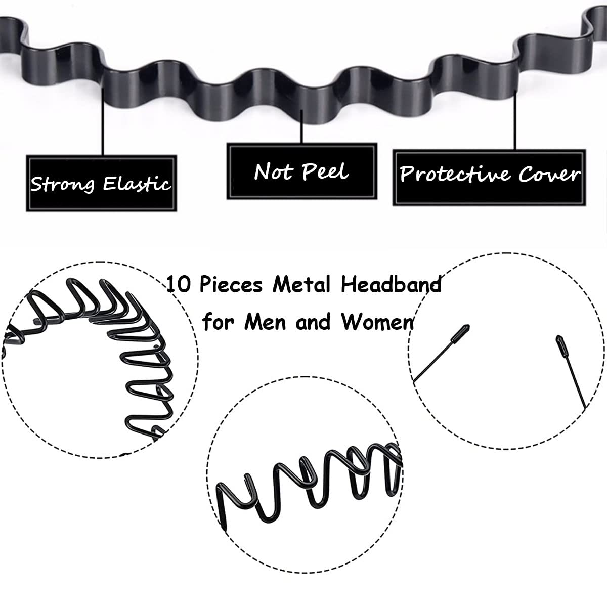 BOYIVI headband worn during outdoor run keeping hair controlled