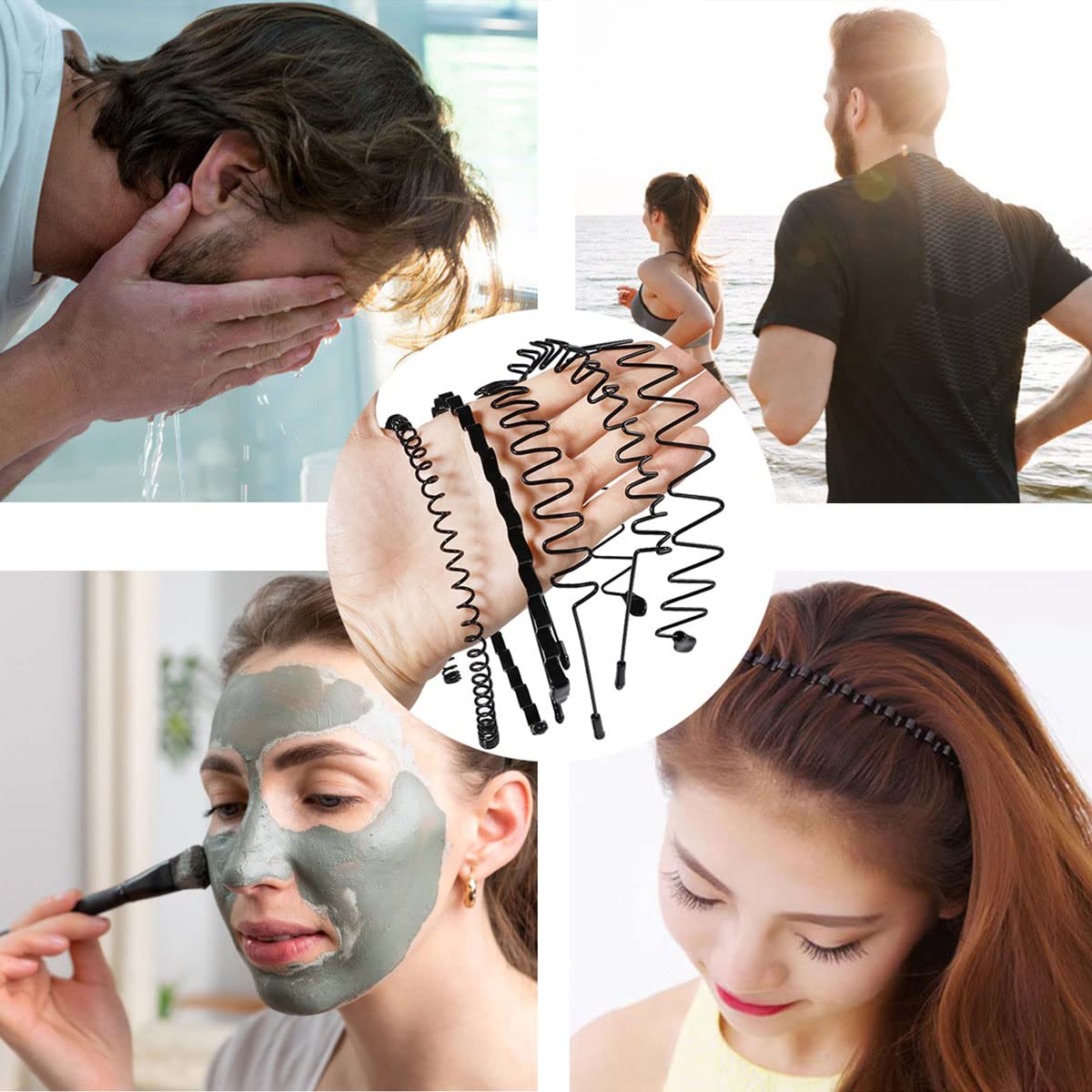 BOYIVI headband on yoga mat illustrating secure, low-profile hold