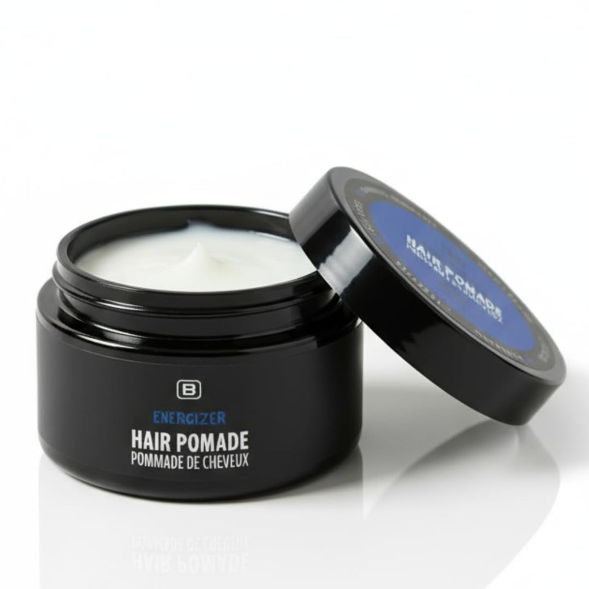 BOYZZ ONLY jar front label showing brand and matte vegan pomade benefit