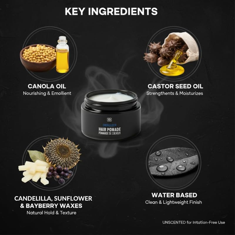 BOYZZ ONLY open jar top view showing product surface and easy scoop benefit