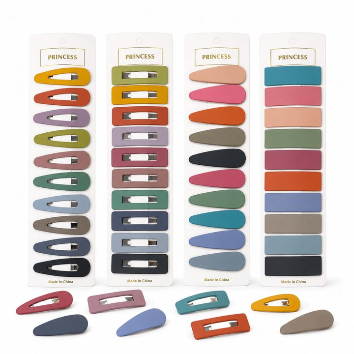 B.PHNE front packaging showing full 40-piece matte clip set and tidy storage benefit