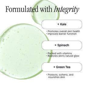 Brandefy with kale and spinach highlighting antioxidant nourishment