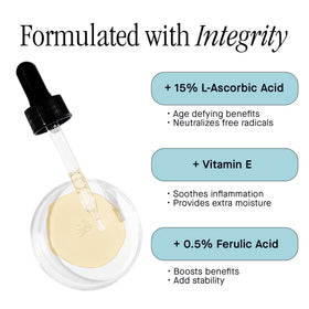 Brandefy serum texture on hand demonstrating lightweight absorption