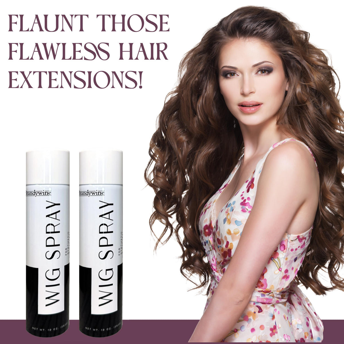 Brandywine being used at vanity for quick styling touchups