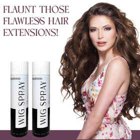 Brandywine being used at vanity for quick styling touchups