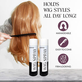 Brandywine applied to human-hair topper for natural flexible hold