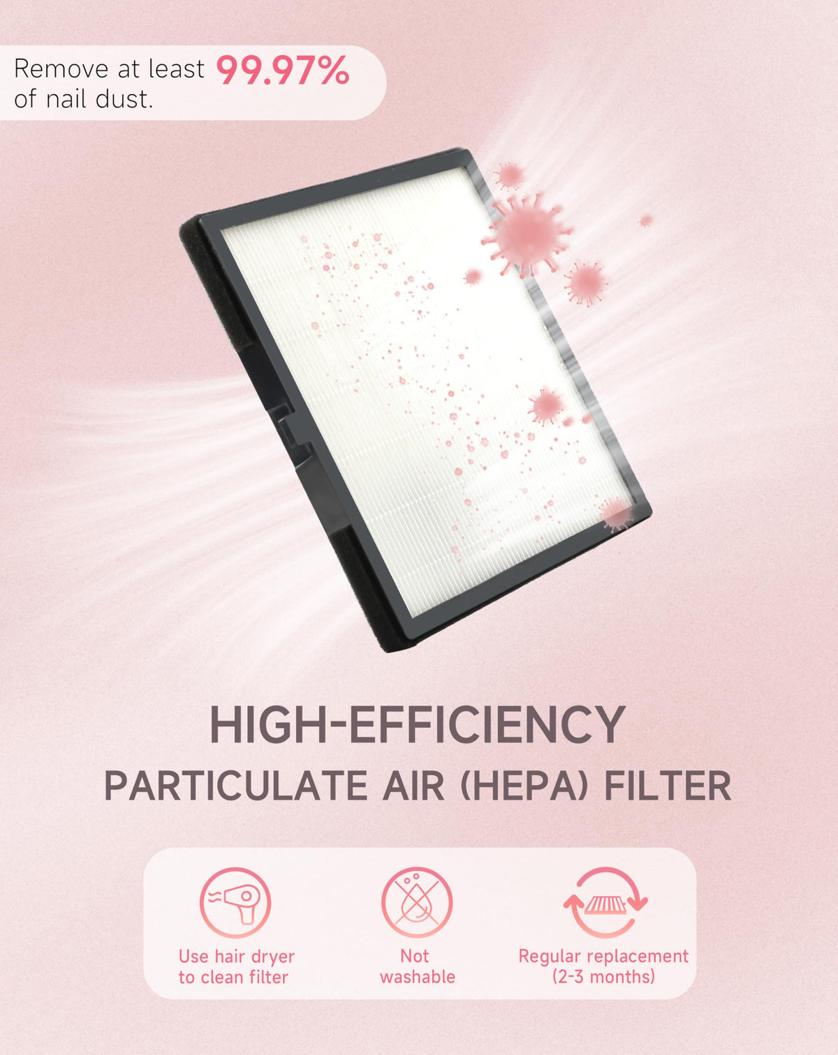 BRANTMAKER side vents showing heat dissipation features to maintain steady suction and performance