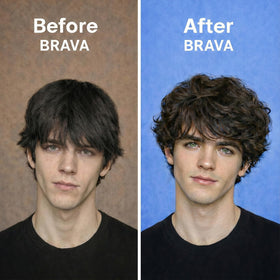 BRAVA NOT TAMED fine mist close-up demonstrates even spray and easy coverage