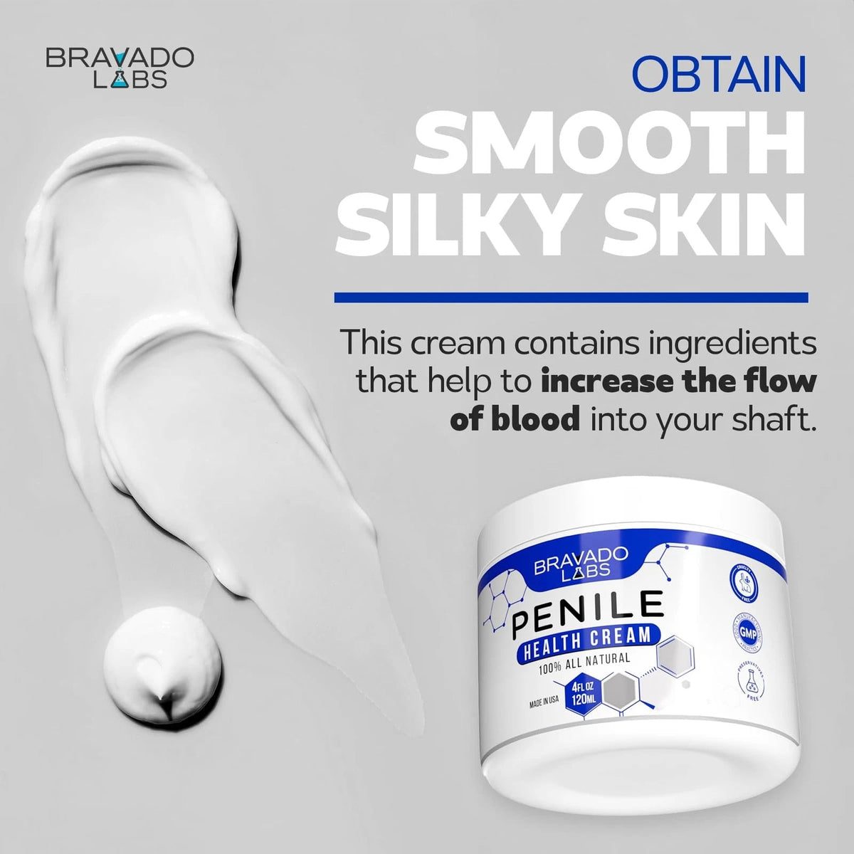 Bravado Labs label and ingredients detail highlighting gentle formula