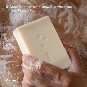 Bravo Sierra ingredients closeup highlighting coconut, shea butter and oat flour benefits