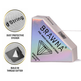 BRAWNA thread markings on practice skin demonstrating crisp measurable lines