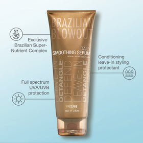 BRAZILIAN BLOWOUT close-up of pump and ingredient label for clarity