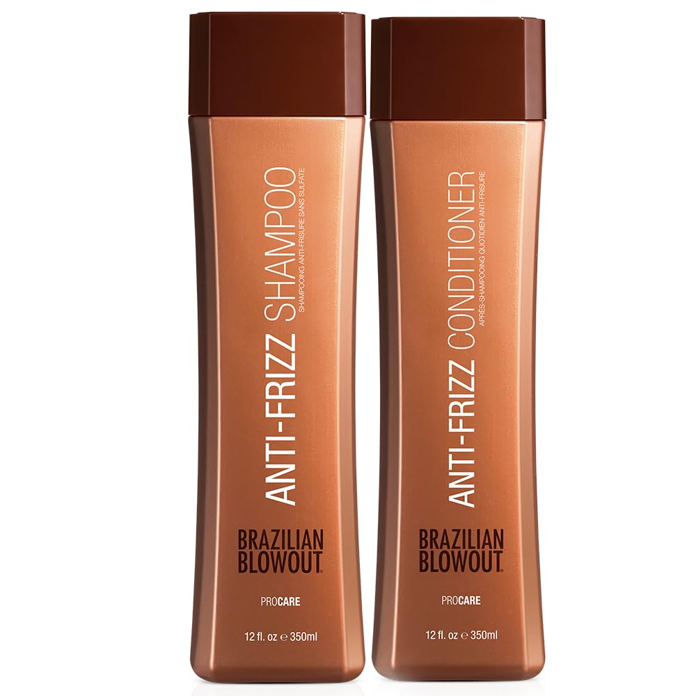 Brazilian Blowout front packaging showing Acai duo for frizz control and longevity