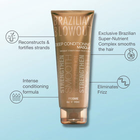 Brazilian Blowout close-up of creamy masque texture for deep hydration